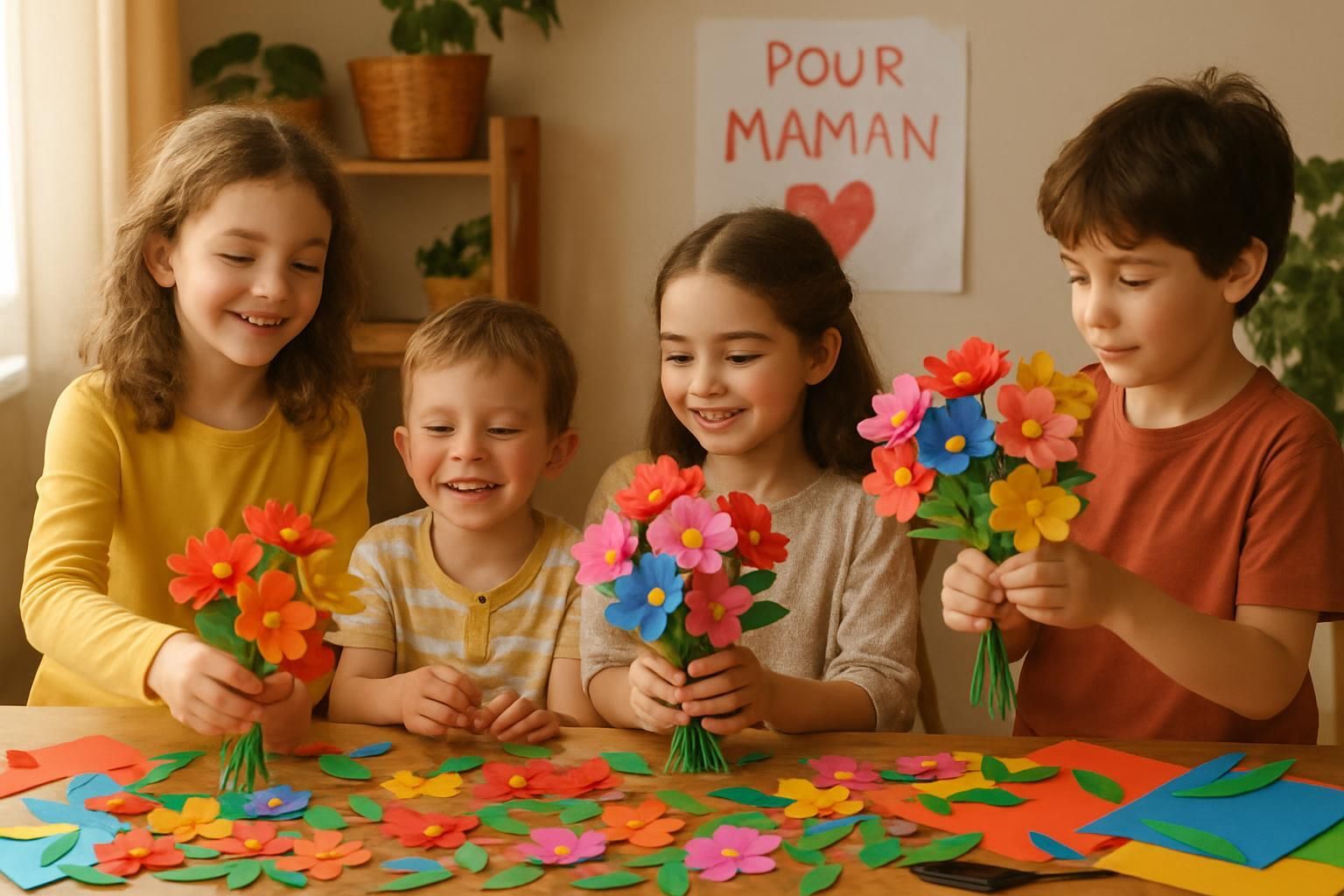Découvrez 10 idées de cadeaux simples et faits maison pour faire plaisir à votre maman et lui montrer tout votre amour.