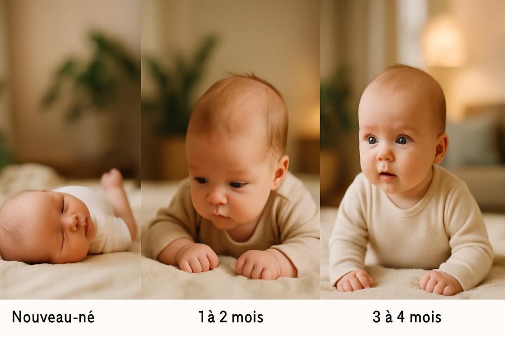 Découvrez à quel âge bébé tient sa tête et les étapes clés de son développement moteur pour mieux accompagner ses premiers mois.