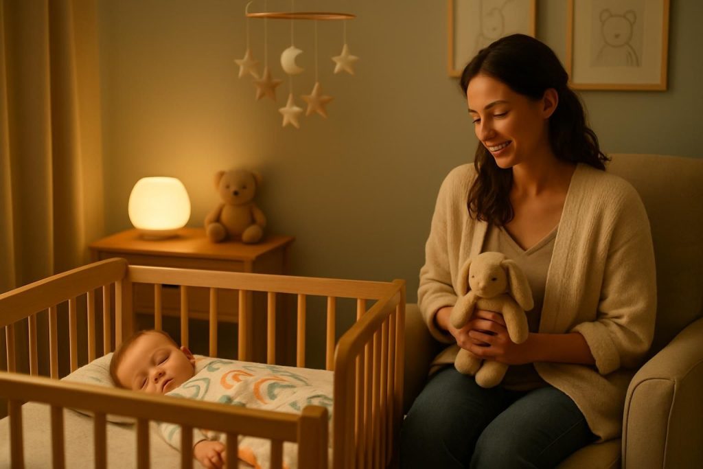 Découvrez des astuces efficaces pour aider votre bébé à s'endormir sereinement dans son lit et instaurer une routine de sommeil apaisante.