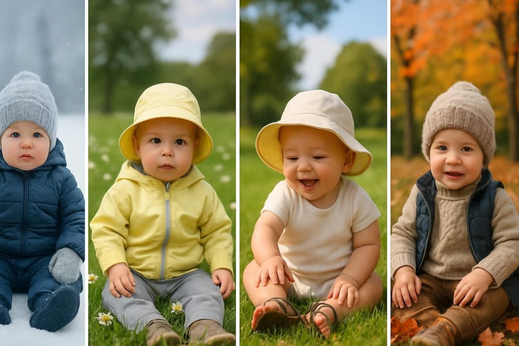 Découvrez nos conseils pratiques pour bien habiller bébé dehors en toutes saisons, afin de garantir son confort et sa sécurité quel que soit le temps.