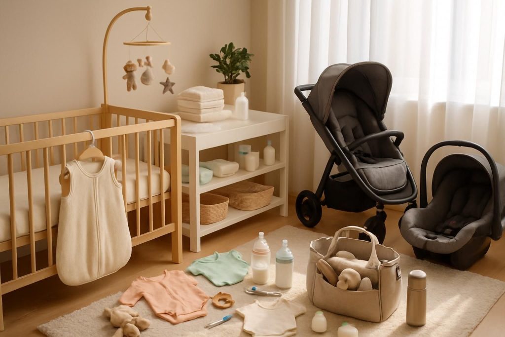 Découvrez les 60 indispensables à inclure sur votre liste de naissance pour préparer l'arrivée de bébé en toute sérénité. Guide complet et conseils pratiques.