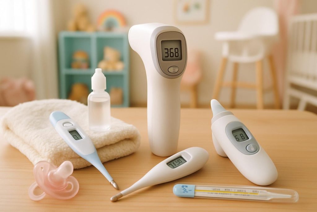 Découvrez notre guide complet pour choisir le thermomètre idéal pour bébé, alliant sécurité, précision et facilité d'utilisation pour veiller à sa santé au quotidien.