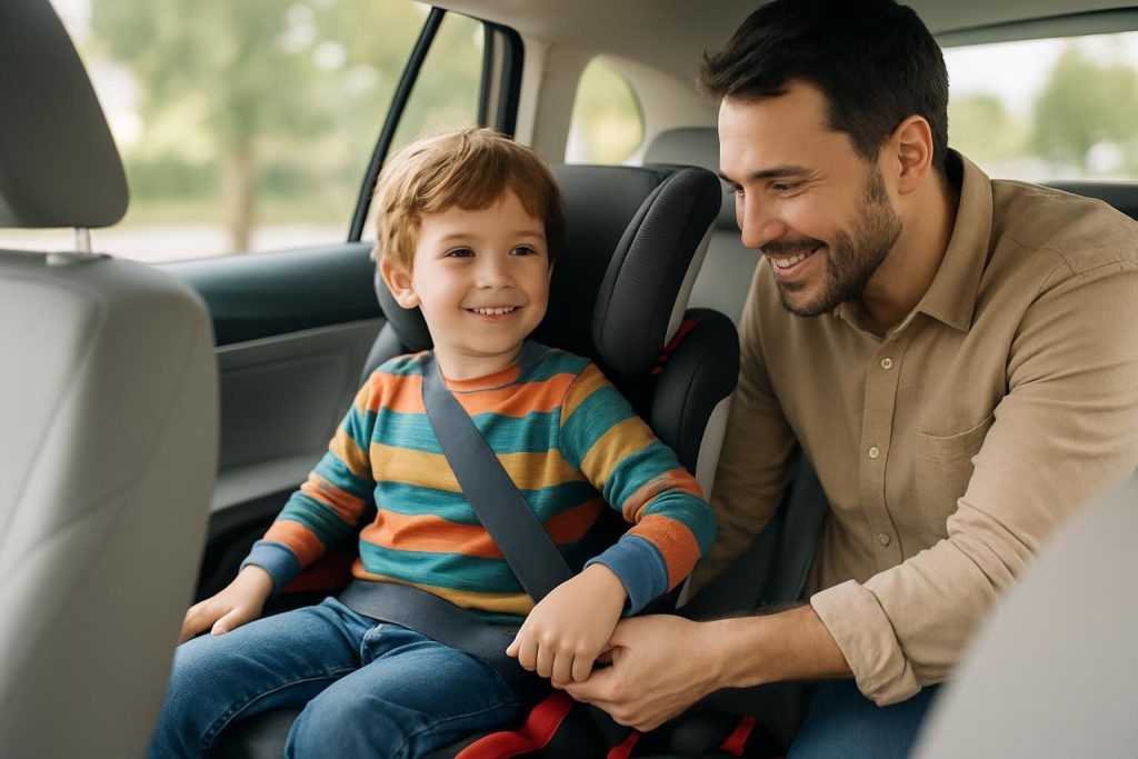 Découvrez à quel âge il est recommandé d'utiliser un rehausseur voiture pour assurer la sécurité et le confort de votre enfant lors des trajets en voiture.