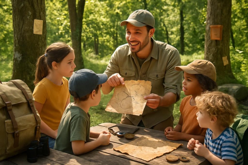Découvrez notre guide complet pour organiser une chasse au trésor réussie, avec des conseils pratiques, des idées d'énigmes et des astuces pour divertir petits et grands.