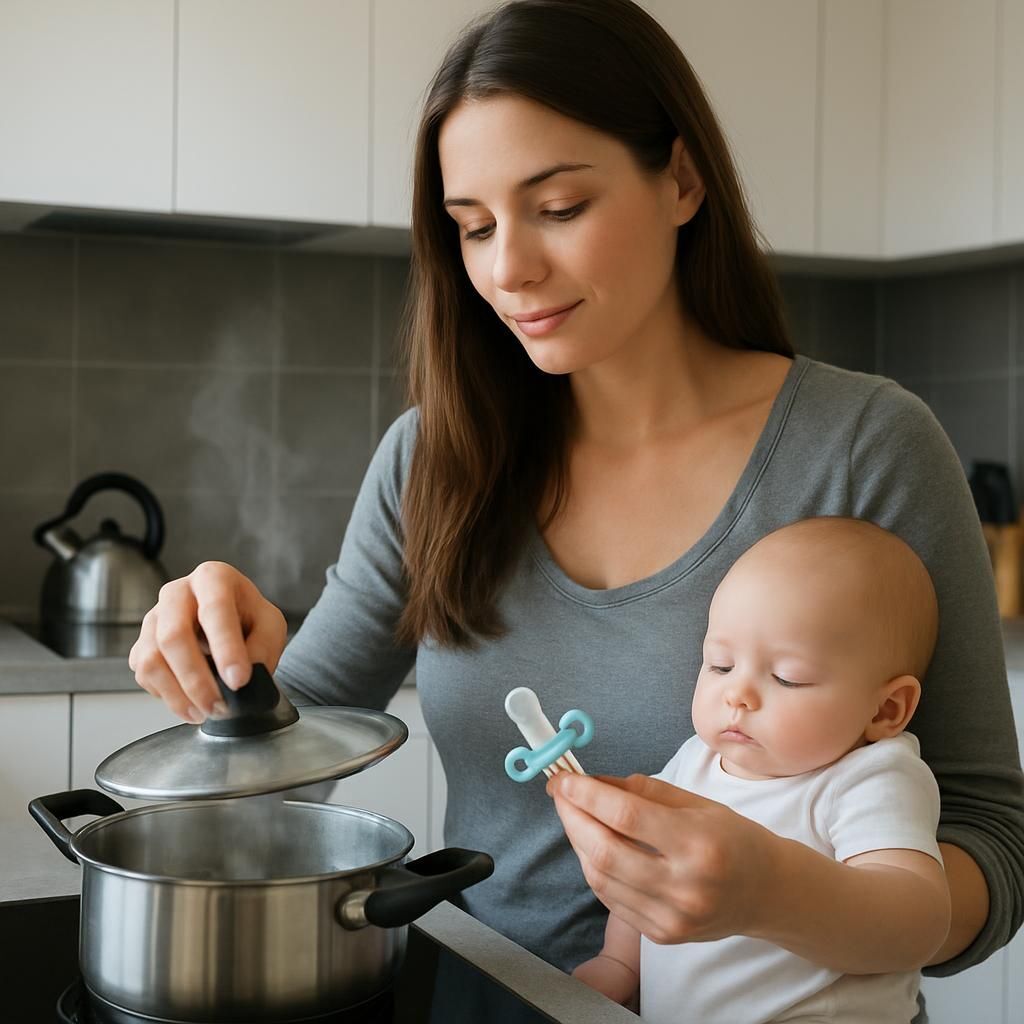 Comment stériliser une tétine : guide pratique et conseils Découvrez comment stériliser une tétine efficacement grâce à notre guide pratique. Suivez nos conseils simples pour garantir la sécurité et l'hygiène de votre bébé.